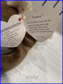 Beanie babies rare Pounce The Cat 1997. PVC, Excellent Condition. Tag Error. PVC Beanie babies rare Pounce The Cat 1997. PVC, Excellent Condition. Tag Error. PVC
