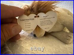 Beanie baby Regal Rare with Errors
