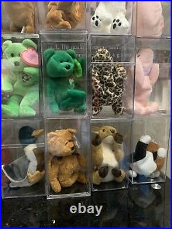 BeanieBabies Lot Of 32 Rare, Some 1st Gen, PVC, Errors & Double Tush Tags