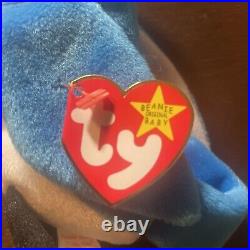 Beautiful & Rare Rocket Beanie Baby by TY withTag Errors