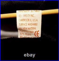 Blackie the Bear, TY Beanie Baby Vintage Original Rare Hang Tag Errors 1993 (KR) Blackie the Bear, TY Beanie Baby Vintage Original Rare Hang Tag Errors 1993 (KR)