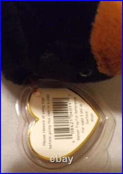 Blackie the Bear, TY Beanie Baby Vintage Original Rare Hang Tag Errors 1993 (KR) Blackie the Bear, TY Beanie Baby Vintage Original Rare Hang Tag Errors 1993 (KR)
