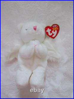 Blessed Kneeling'10 Years' Ty Beanie Baby Rare-retired Mint 2002 Tag Errors New Blessed Kneeling'10 Years' Ty Beanie Baby Rare-retired Mint 2002 Tag Errors New