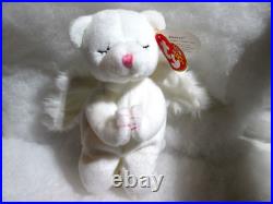 Blessed Kneeling'10 Years' Ty Beanie Baby Rare-retired Mint 2002 Tag Errors New Blessed Kneeling'10 Years' Ty Beanie Baby Rare-retired Mint 2002 Tag Errors New