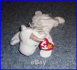 Brand New Retired Ty Beanie Baby Mystic the Unicorn RARE With Tag Errors