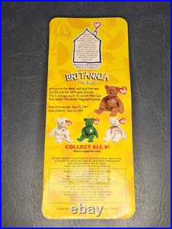 Britania The Bear Ronald McDonald TY Beanie Babies 1993 Oakbrook Tush Tag Rare