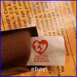 Britannia Bear 1997 McDonald's Ty Beanie Baby With Rare Errors 1993 OakBrook Britannia Bear 1997 McDonald's Ty Beanie Baby With Rare Errors 1993 OakBrook