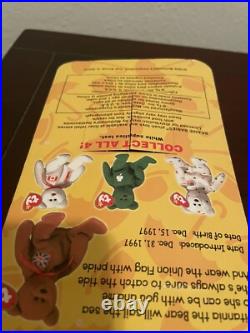 Britannia The Bear 1999 McDonalds Ty Beanie Baby With Rare Errors 1993 Oakbrook