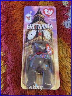 Britannia The Bear 1999 McDonalds Ty Beanie Baby with Rare Errors 1993, OakBrook Britannia The Bear 1999 McDonalds Ty Beanie Baby with Rare Errors 1993, OakBrook