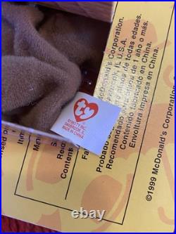 Britannia The Bear 1999 McDonalds Ty Beanie Baby with Rare Errors 1993, OakBrook Britannia The Bear 1999 McDonalds Ty Beanie Baby with Rare Errors 1993, OakBrook