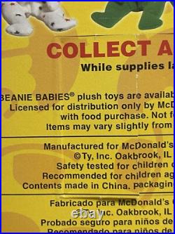 Britannia The Bear-1999 McDonalds Ty Beanie Baby with Rare Errors 1993, OakBrook