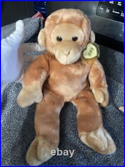 Bundle Set BONGO the Monkey Ty Beanie Buddy, Beanie & Teenie, Rare withMany Errors Bundle Set BONGO the Monkey Ty Beanie Buddy, Beanie & Teenie, Rare withMany Errors