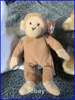 Bundle Set BONGO the Monkey Ty Beanie Buddy, Beanie & Teenie, Rare withMany Errors Bundle Set BONGO the Monkey Ty Beanie Buddy, Beanie & Teenie, Rare withMany Errors