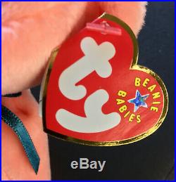 CORAL CASINO BEANIE BABY RARE #445 SIGNED BY TY Untouched in perfect condition