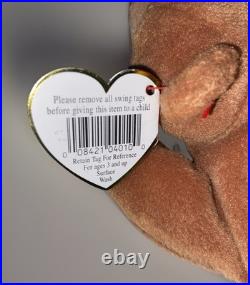CUBBIE TY Beanie Babies Style 4010 Rare Retired Contains All 10 ErrorsREAD