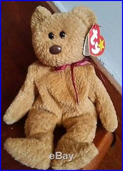 CURLY Limited Edition Beanie Baby RARE With Multiple Tag Errors ACCURATE