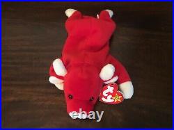 Claude, Patti, Snort, Squealer Ty Beanie Babies Lot Rare with Very HTF Errors