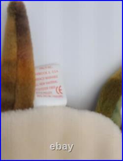 Claude crab Ty Beanie Baby Retired rare PVC PELLETS clean tag 1996
