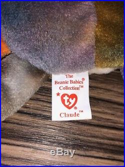 Claude the Crab Beanie Baby Rare