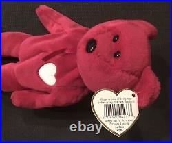 Collectors Valentina Rare TY Beanie Baby (Tag Errors) 1999 with hologram Tag