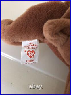 Cubbie TY Beanie Baby RARE Multiple Tag Errors 1993 RARE