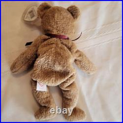 Curly Beanie Baby Retired Bear NWT Rare Edition with Multiple Tag Errors