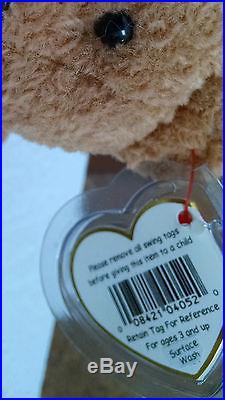 Curly Bear, Ty Beanie Baby Rare With Errors Mint Condition