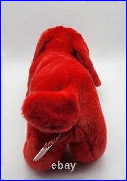 Discontinued Rare Mint Condition Beanie Baby/Buddy Rover the Red Dog
