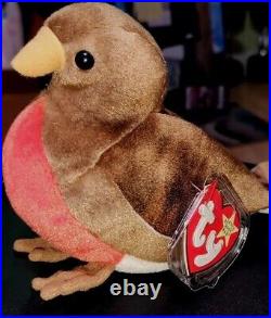 EARLY Ty Beanie Baby 1997 RARE WITH ERRORS Korean Tag