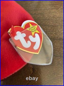 EXCELLENT RARE Retired 1993 TY Beanie Baby PINCHERS the Lobster Collectible