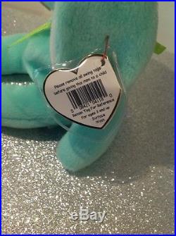 EXTRA RARE TY 1996 Hippity Beanie Baby Misprinted Hang Tag Errors, ADORABLE