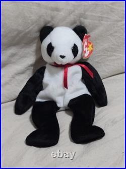 EXTRA RARE Ty Beanie Baby FORTUNE Panda Bear from 1997. MULTIPLE ERRORS SEE PICS