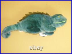 EXTREMELY EXTREMELY Rare TY Beanie Baby Iggy Iguana Spikes 1997