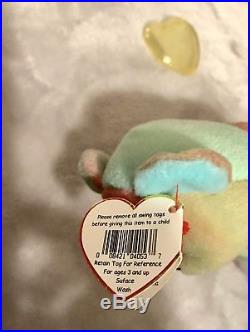 EXTREMELY RARE ERRORS TY Beanie Babies Peace Bear Retired with tag from 1996