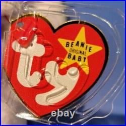 EXTREMELY RARE! Ty BB Happy 1993-No Star Tush Tag-Waterlooville-MADE IN KOREA