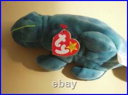 EXTREMLY EXTREMLY Rare TY Beanie Baby Iggy Iguana Spikes 1997