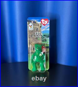 Erin The Bear Beanie Baby McDonald's With Rare Errors, OakBrook Misprint