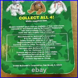 Erin The Bear- McDonalds Ty Beanie Baby with Rare Errors 1993, OakBrook