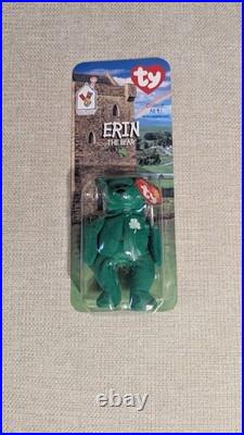Erin The Bear McDonalds Ty Beanie Baby with Rare Errors 1993, OakBrook Misprint Erin The Bear McDonalds Ty Beanie Baby with Rare Errors 1993, OakBrook Misprint