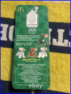 Erin, the bear McDonald's TY Beanie baby With rare errors 1993, Oatbrook misprint