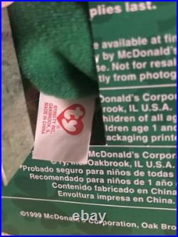 Erin, the bear McDonald's TY Beanie baby With rare errors 1993, Oatbrook misprint
