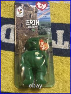 Erin, the bear McDonald's TY Beanie baby With rare errors 1993, Oatbrook misprint