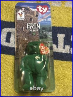 Erin, the bear McDonald's TY Beanie baby With rare errors 1993, Oatbrook misprint