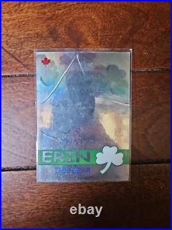 Erin the bear beanie baby Trading Card Rare Limited /554