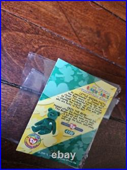 Erin the bear beanie baby Trading Card Rare Limited /554