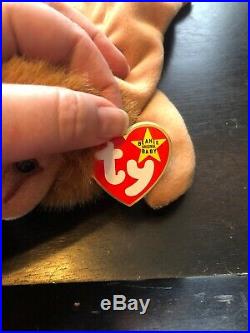 Extra Rare 1996 Ty Beanie Baby Roary Lion Errors P. V. C Pellets Tush Tag Sticker