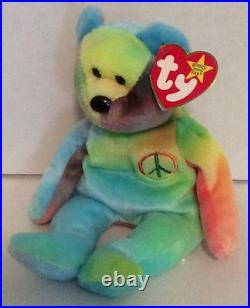 Extremely RARE TY BEANIE BABY Peace HANDMADE CHINA 1996 Extremely RARE TY BEANIE BABY Peace HANDMADE CHINA 1996