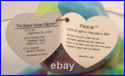 Extremely RARE TY BEANIE BABY Peace HANDMADE CHINA 1996 Extremely RARE TY BEANIE BABY Peace HANDMADE CHINA 1996