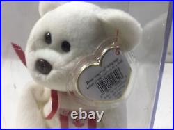 Extremely Rare Beanie Babies International Bear Maple Canada 1996 Tag Red Bow