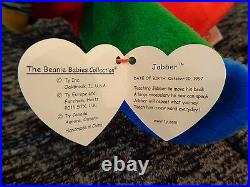 Extremely Rare Jabber Beanie Babies with Errors Stamp